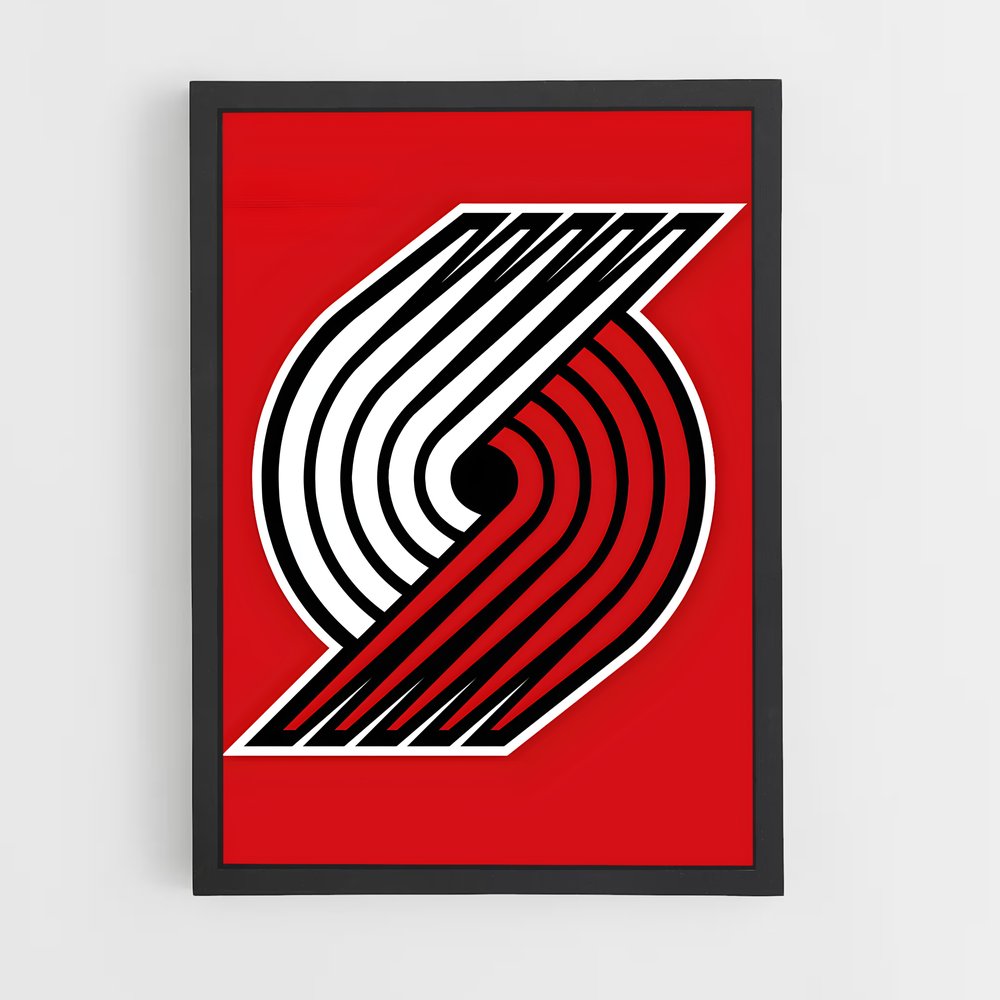 Poster Blazers Nation – affiche Basketball (vue 2)
